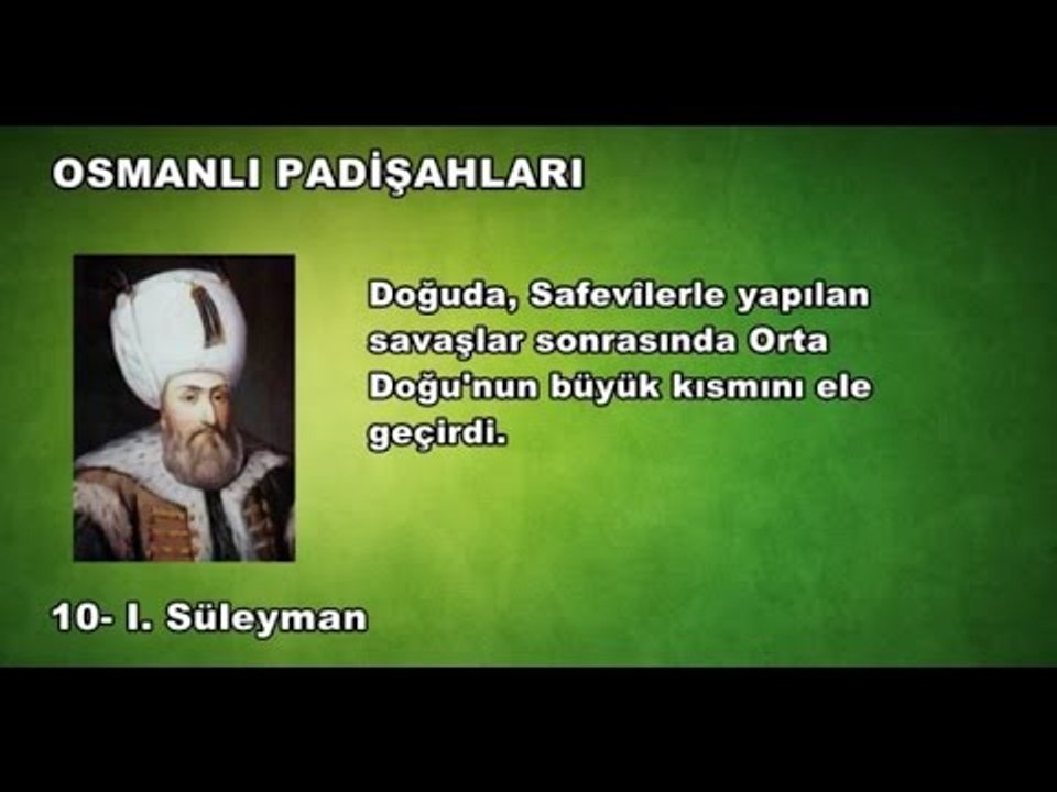 10 - I. Süleyman
