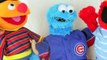 Cookie Monster New Clothes With Sesame Street Elmo, Ernie and Cookie Monster Dress Toys