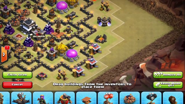 Clash of Clans [ Anti 3 stars] - Town hall 8 2016 - Anti Dragons, Hogrider