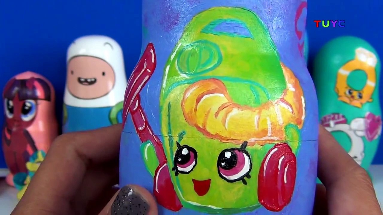 NESTING DOLLS Matryoshka, Stacking Cups, Surprise Toys with Frozen, Shopkins, My Little Pony / TUYC