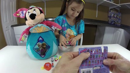 DISNEY FROZEN SURPRISE EGGS MLP LPS Hello Kitty Surprise Toys w_ Minnie Mouse Easter Edition Plush