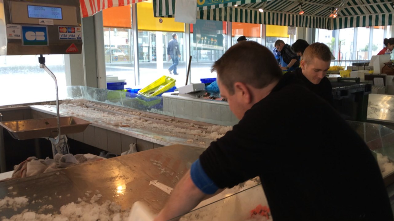 La Roche : le marché des Halles