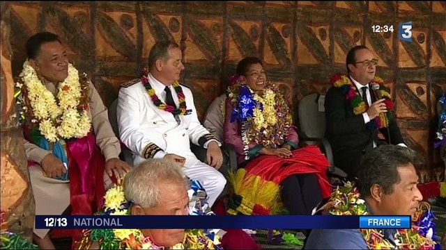 François Hollande en Polynésie : kava, cochons grillés et indemnisations