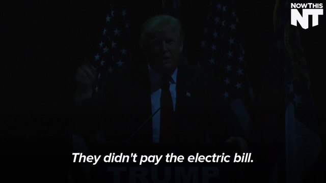 Donald Trump Goes Bananas Over Arena Lighting