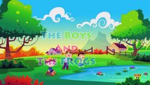 Story Time - The Boys and the Frogs | Aesops Fables - Animated And Cartoon Tales For Kids