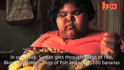 Suman Khatun, One Of The Fattest Kids In The World