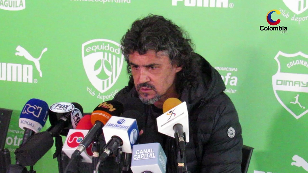Rueda de prensa "Equidad vs. Medellín"