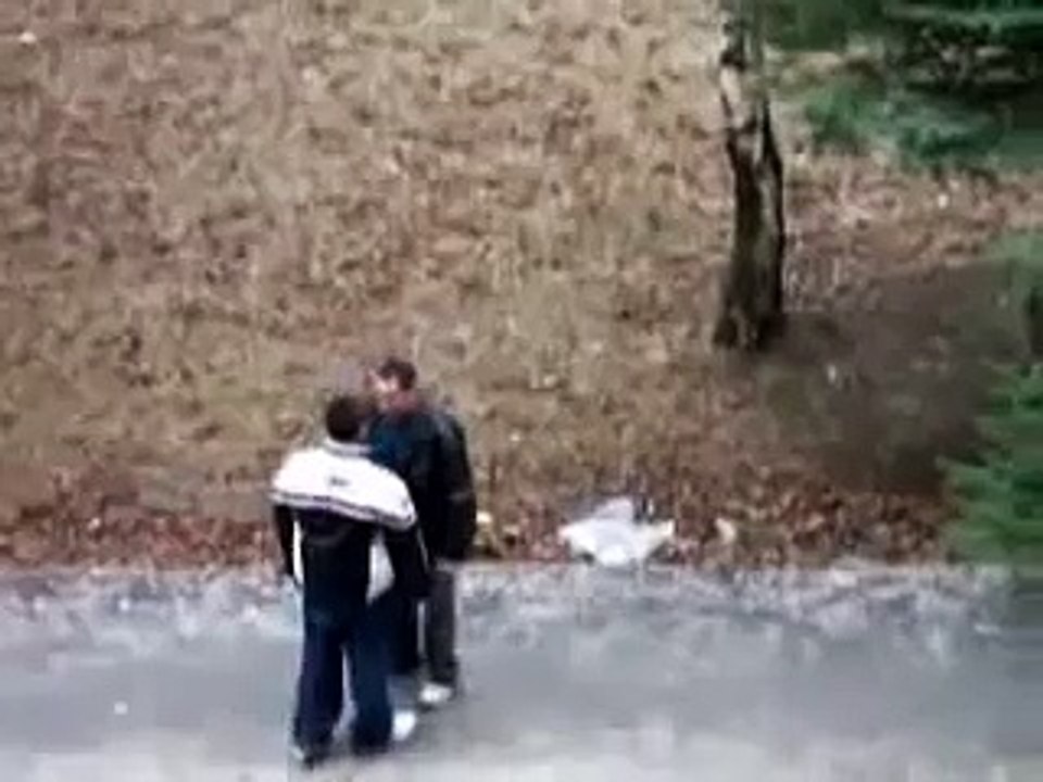 Гопы нарвались.flv