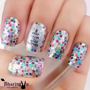 Праздничный маникюр к новому году