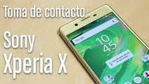 Sony Xperia X: Toma de contacto y características en español