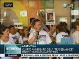 Argentina: familiares rinden homenaje a víctimas de la Tragedia Once