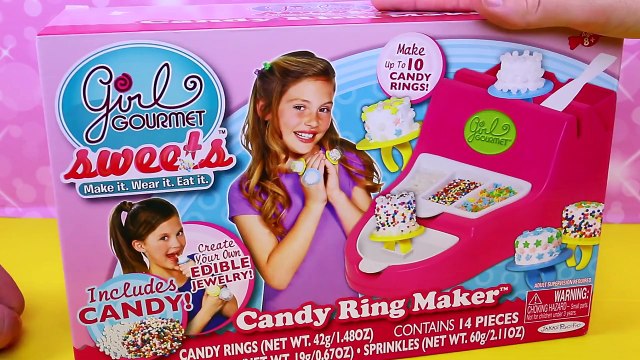 CANDY RING MAKER Girl Gourmet Sweets Cake Pop Sprinkles & Candy Jewelry DisneycarToys