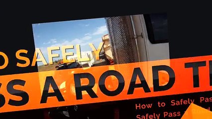 How to over take an Australian Road Train