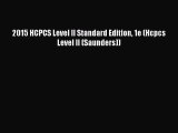 [PDF] 2015 HCPCS Level II Standard Edition 1e (Hcpcs Level II (Saunders)) [Download] Full Ebook