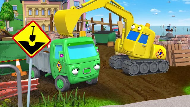 Маша и мультфильм Городские Герои. Мультики про машинки. Пожарная машина Фиона и полицейский Пол