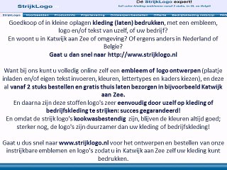 Kleding bedrukken Katwijk aan Zee