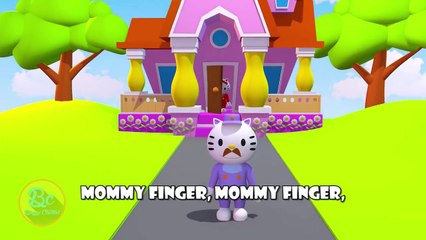 Hello Kitty Finger Family | Nursery Rhymes | 3D Animation In HD From Binggo Channel