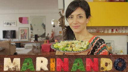 Palmito Assado com Salada de Rúcula