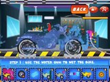 мультик игра про машинки - моем мотоцикл салон для машин / my motorcycle showroom for cars