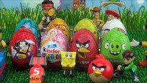 Angry Birds EPIC Kinder Surprise egg disney Mickey mouse, Barbie, Phineas & ferb and Tinke