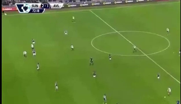 Сандерленд 2 - 1 Астон Вилла 76 мин 2-го тайма 02.01.2016