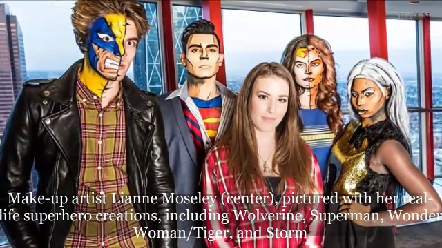 Marvel-ous! Make up artist transforms real life people into comic book Superheroes and Villains