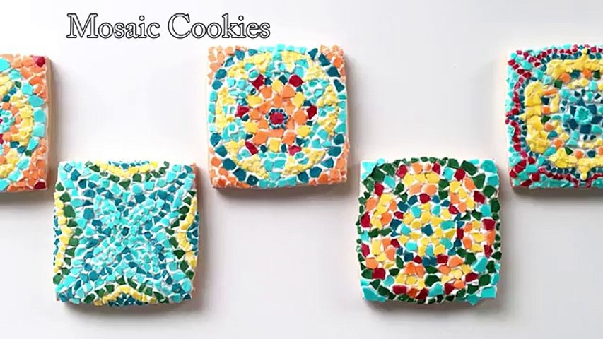 How to How can - How To Decorate Mosaic Cookies , How to , How can , WHat , where , why- How to How can  - Dailymotion