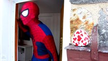 Spiderman, Frozen Elsa & Anna vs Maleficent! Spiderman kidnaps Elsa? Superhero Fun in Real Life :)