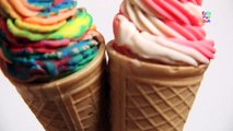 Play Doh Ice Cream Cone | Play Doh Ice Cream | Rainbow Ice Cream | Learn Play Doh Ice Cream