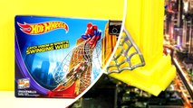 Ultimate Spiderman Hot Wheels Mega Drop Track Cars 2 Superheroes Power Rangers Play Doh