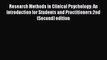 Read Research Methods in Clinical Psychology: An Introduction for Students and Practitioners:2nd