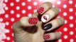 Маникюр Губы. Дизайн ногтей на День Святого Валентина в горошек - Lips Nail Art 2016