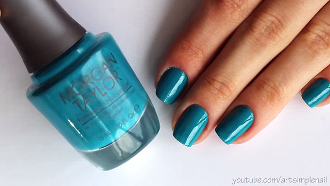 Красивый маникюр Ночной город. Омбре маникюр с рисунком - Night City Nail Art