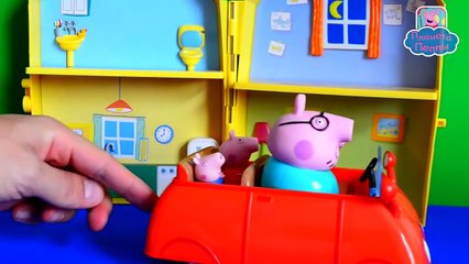 СВИНКА ПЕППА И СЕМЬЯ ЕДЕТ В МУЗЕЙ ДИНОЗАВРОВ. ИГРА ПЭПА. ПЕППА ИГРУШКИ НОВЫЕ СЕРИИ.
