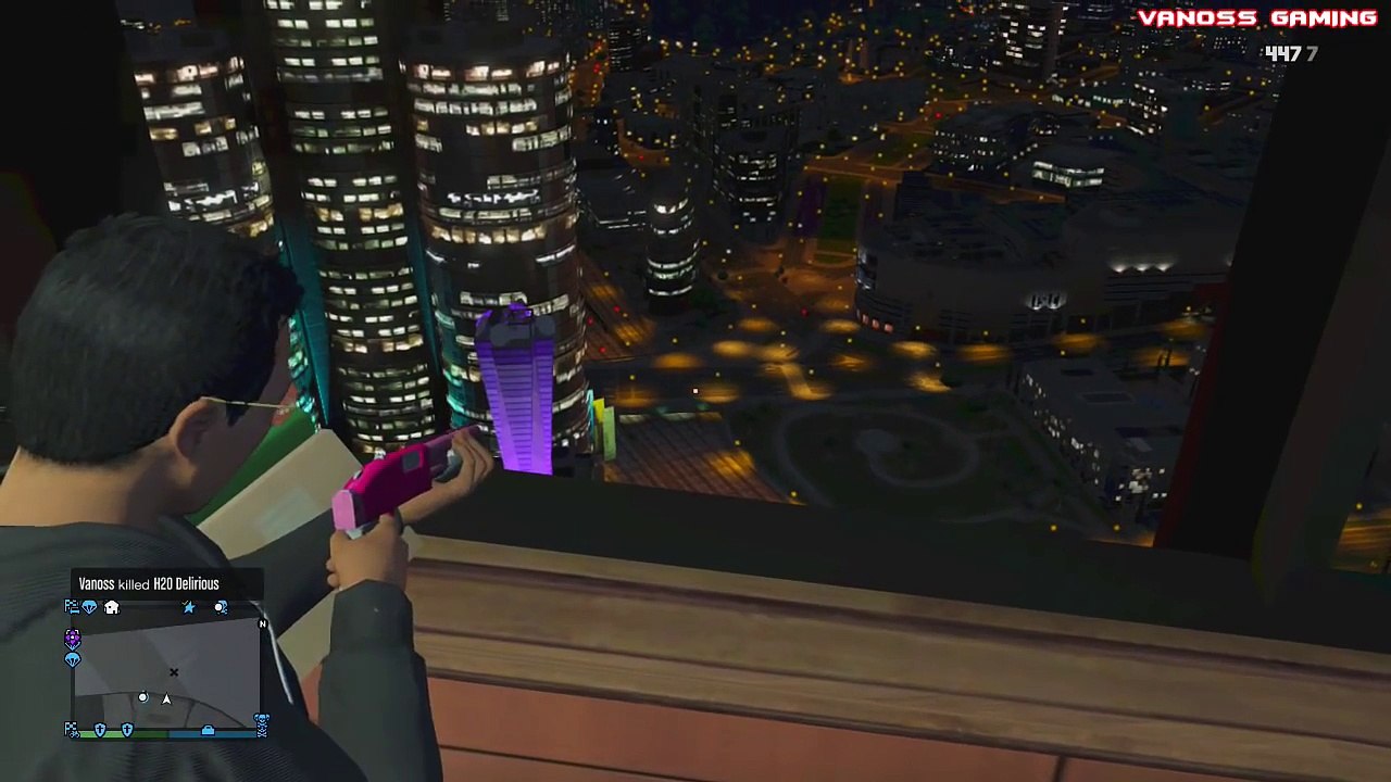 GTA 5 Online Funny Moments Gameplay - Secret IAA Building, Parachute Fails (Hidden Office Fun!)