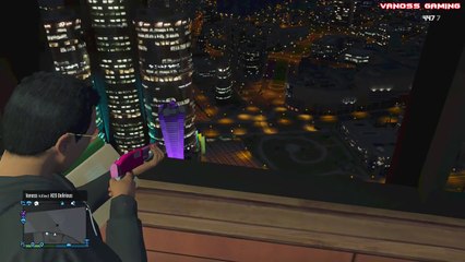 GTA 5 Online Funny Moments Gameplay - Secret IAA Building, Parachute Fails (Hidden Office Fun!)
