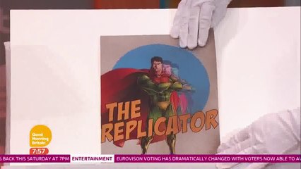 Une présentatrice météo déchire une affiche de BD à 150.000 livres