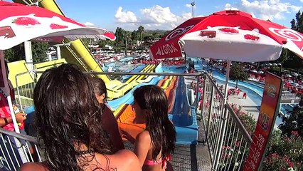 Strange Pentacolor Water Slide at Odissea 2000