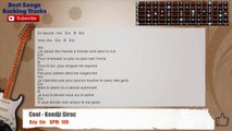 Cool - Kendji Girac Guitar Backing Track with scale, chords and lyrics