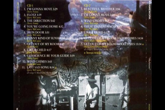 Framework Last Sad Song 1969 US Psych Rock