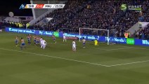 Memphis Depay Free-Kick Hits Anthony Martial Face - Shrewsbury v. Manchester United 22.02.2016 HD