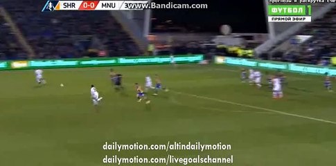Chris Smalling Goal - Shrewsbury Town 0-1 MANCHESTER UNITED - FA Cup - 22.02.2016