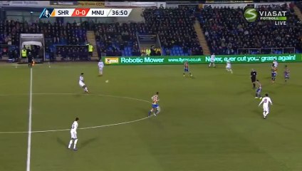 Chris Smalling Goal HD - Shrewsbury 0-1  Manchester United - 22.02.2016