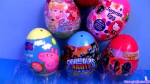 Skylanders Surprise Eggs Peppa Pig Disney Princess Hello Kitty Power Rangers Pixar Cars 2 Kinder egg