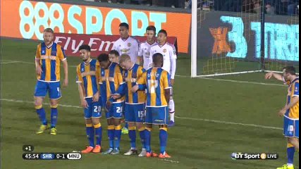 Juan Mata Goal HD - Shrewsbury 0-2 Manchester United - 22-02-2016