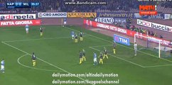 Gonzalo Higuain Fantastic Chip Shoot - Napoli vs AC Milan - Serie A - 22.02.2016