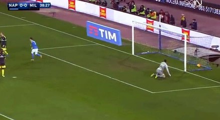 SSC Napoli 1-0 AC milan Insigne amazing goal 22/02/2016