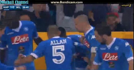 1-0 Lorenzo Insigne | Napoli v. Milan 22.02.2016 HD