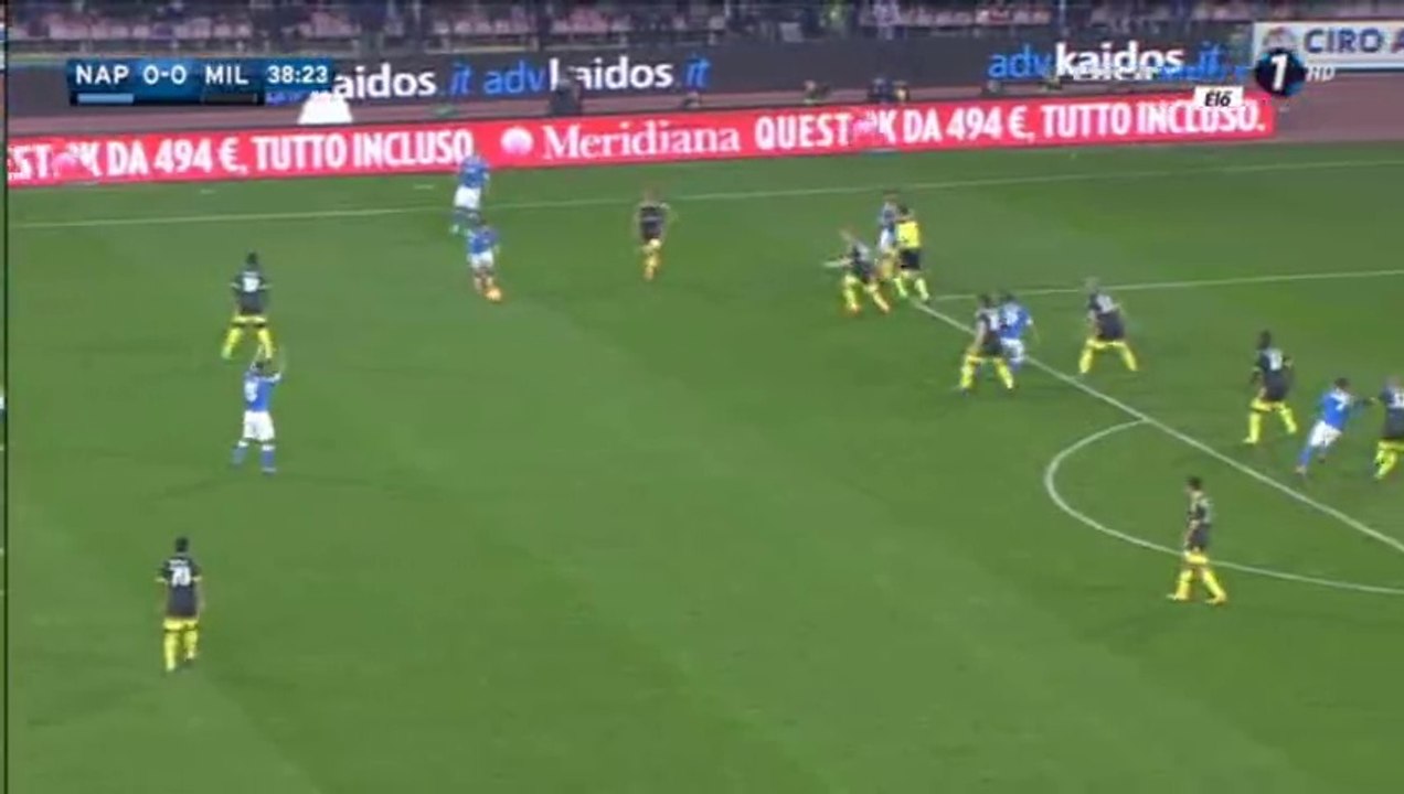 Napoli 1-0 AC Milan (39' Lorenzo Insigne)