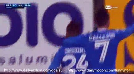 Lorenzo Insigne Goal Napoli 1 - 0 AC Milan Serie A 22-2-2016